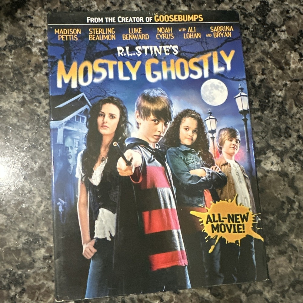 R.L. STINES Mostly Ghostly‎ DVD - 2008 Kids HORROR Movie Scary Comedy Goosebumps
